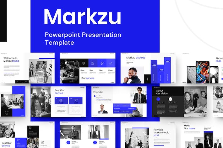 Markzu-商务-PowerPoint-模板- PPT派