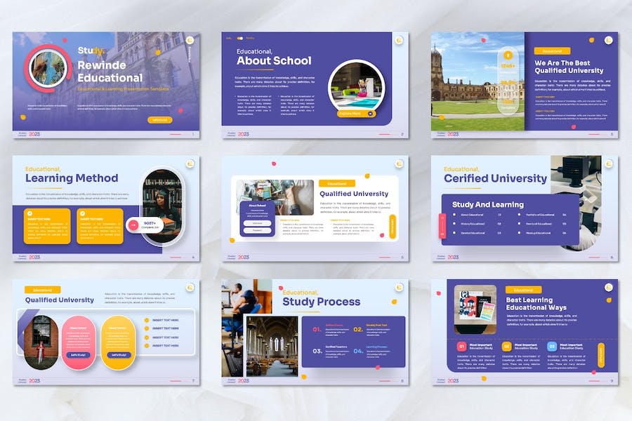 教育培训大学课程展示Keynote模板 - PPT派