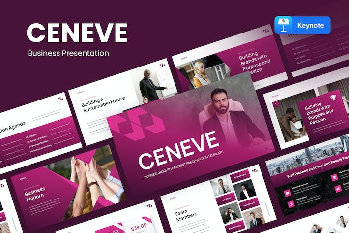 欧美风格商务通用Keynote模板 - PPT派