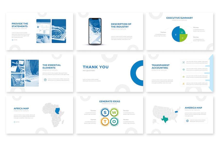 年度财务报告总结展示Keynote模板 - PPT派