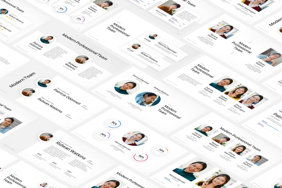 现代团队专业建设管理PPT模板 - PPT派