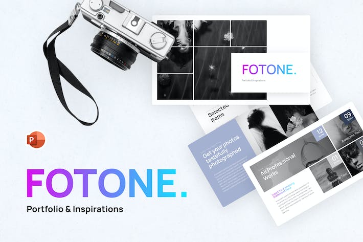 FOTONE-PortoFolio-PowerPoint-模板- PPT派