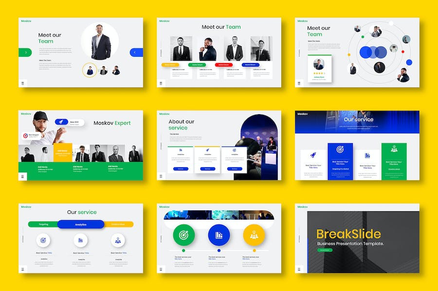 商务工业风企业宣讲展示PPT模板 - PPT派