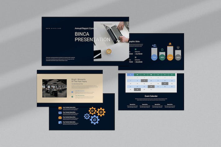 高级年度报告主题Keynote模板 - PPT派