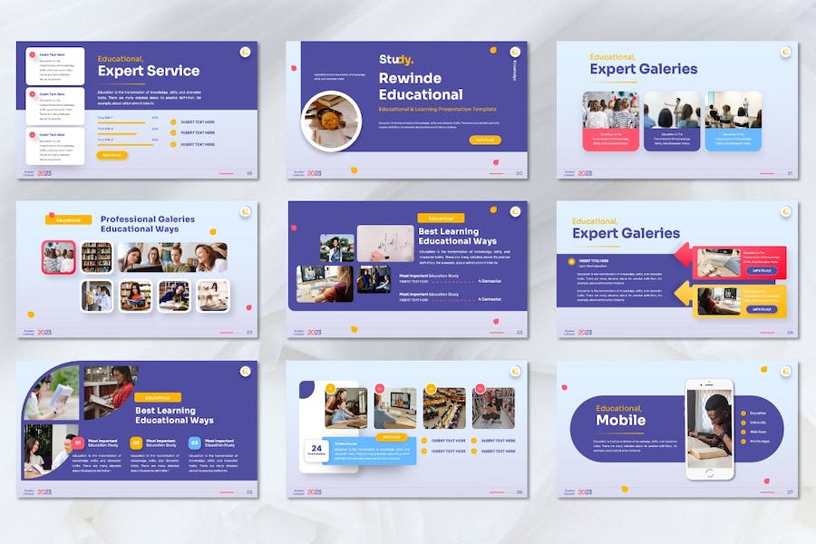 教育培训大学课程展示Keynote模板 - PPT派