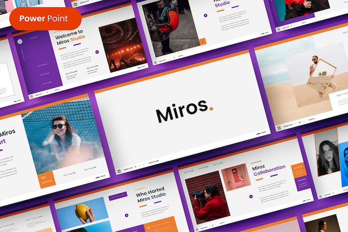 高端商务风格创意展示PPT模板 - PPT派