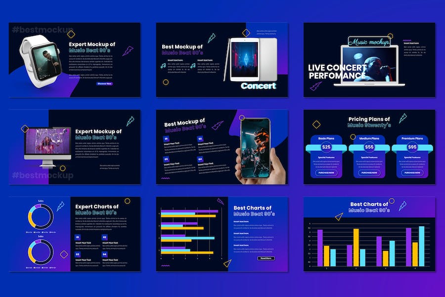 音乐工业产业发展讲述方案Keynote模板 - PPT派