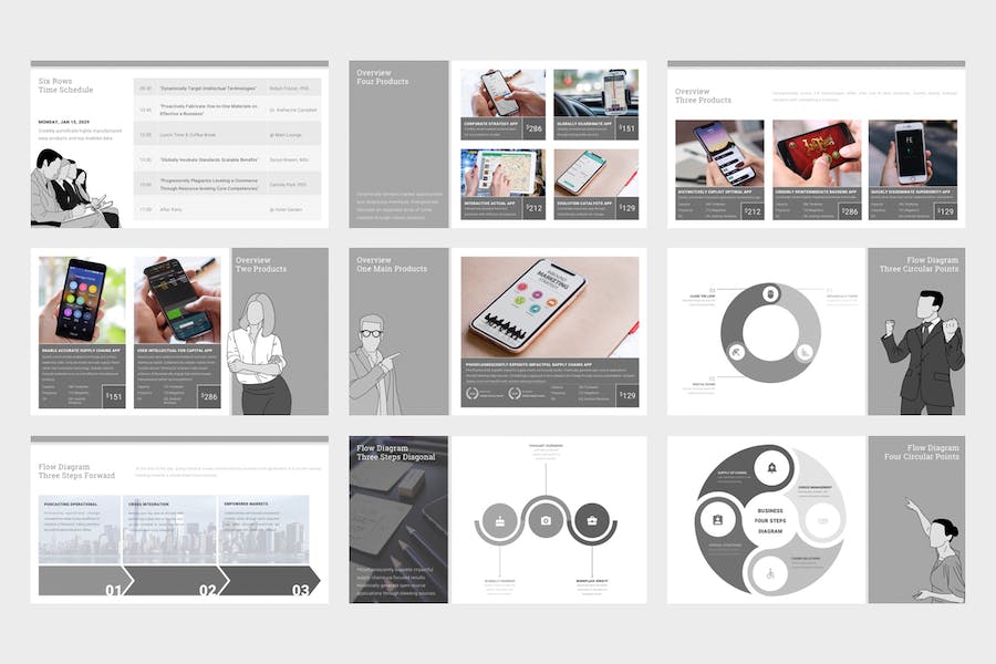 企业品牌简介商务推广宣传Keynote模板 - PPT派