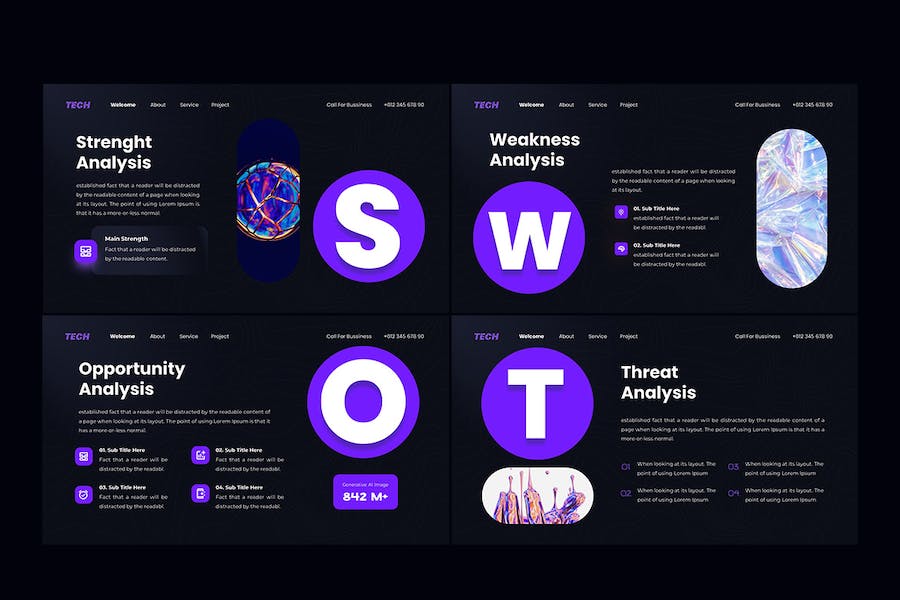 人工智能技术应用讲述展示方案演讲PPT模板 - PPT派