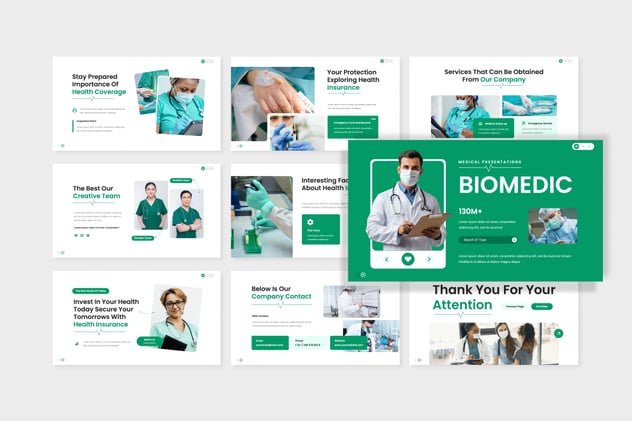 生物医学工程临床研究PPT模板 - PPT派