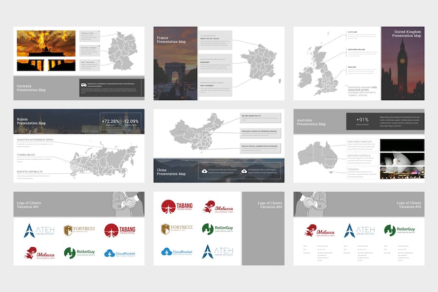 企业品牌简介商务推广宣传Keynote模板 - PPT派