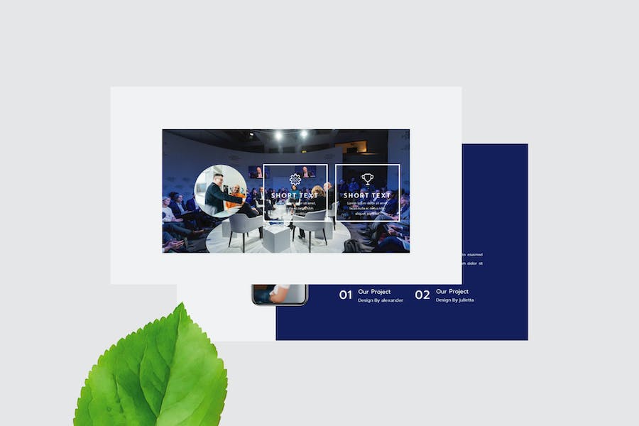 公司集团会议PPT模板 - PPT派