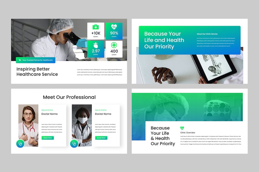 医疗医院健康管理服务介绍Keynote模板 - PPT派