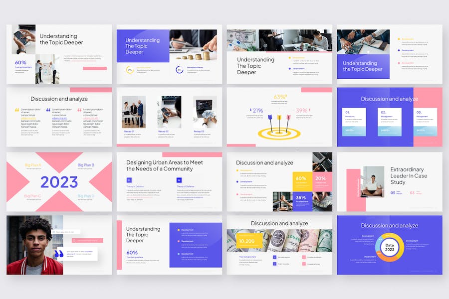 案例研究财务分析报告Keynote模板 - PPT派