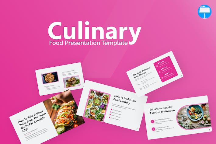 Culinary-creative-modern-food-geometric-keynote- PPT派