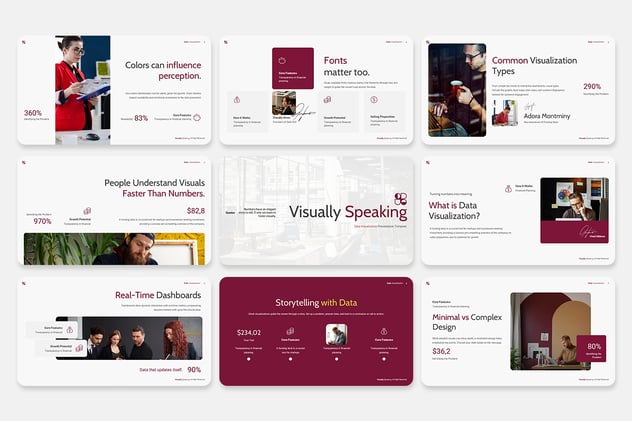 数据可视化平台演讲大数据方案Keynote模板 - PPT派