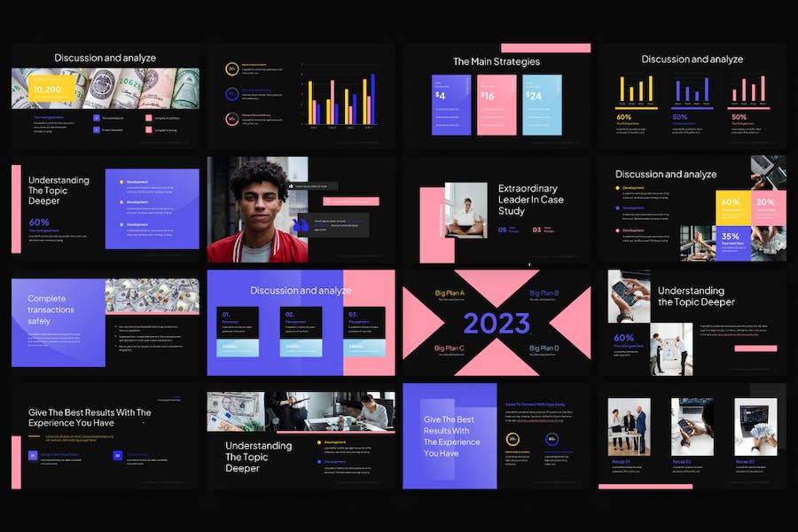 案例研究财务分析报告Keynote模板 - PPT派