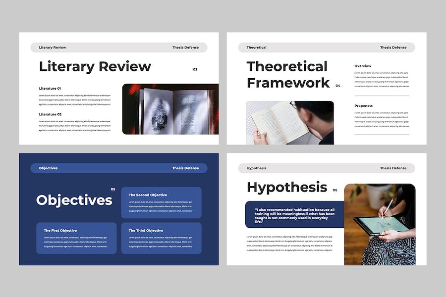 学位论文答辩学术汇报PPT模板 - PPT派