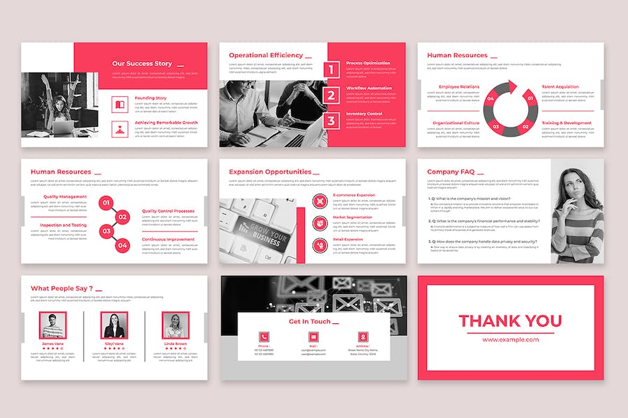 商业计划书项目融资PPT模板 - PPT派