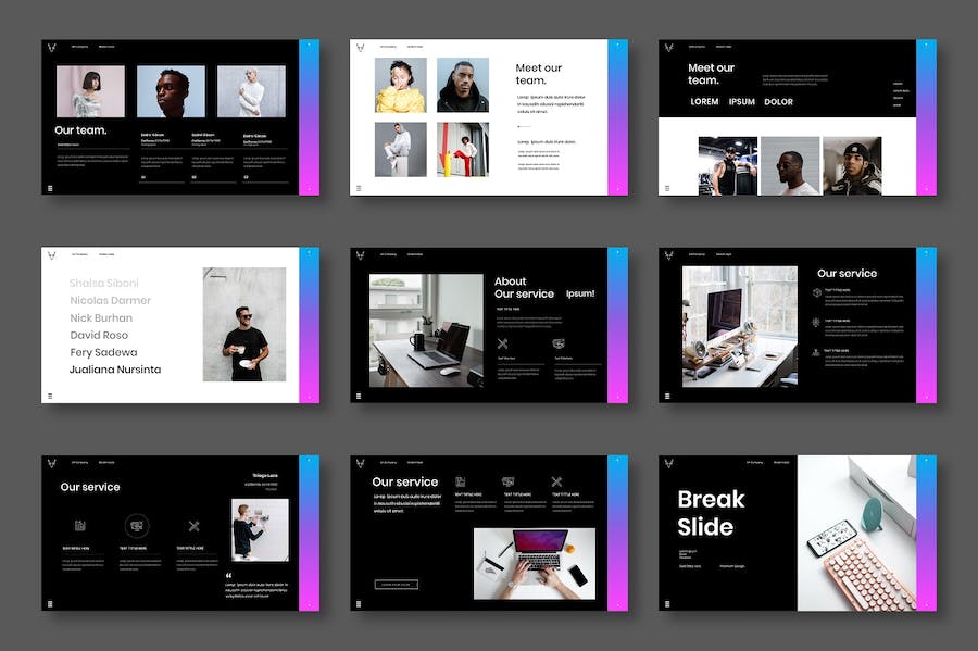 商务项目展示工作汇报Keynote模板 - PPT派