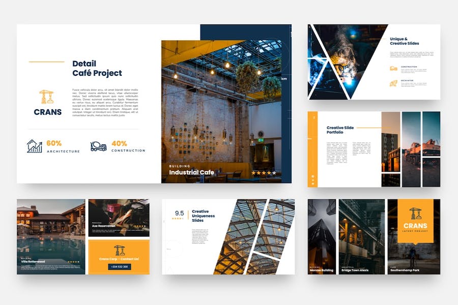 建筑工程PowerPoint模板 - PPT派