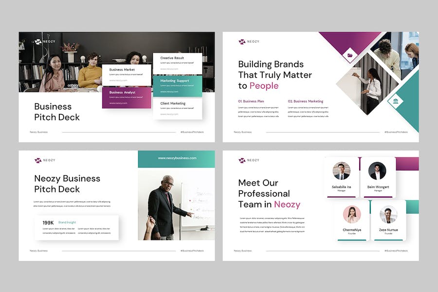 商业融资路演推介方案展示PPT模板 - PPT派