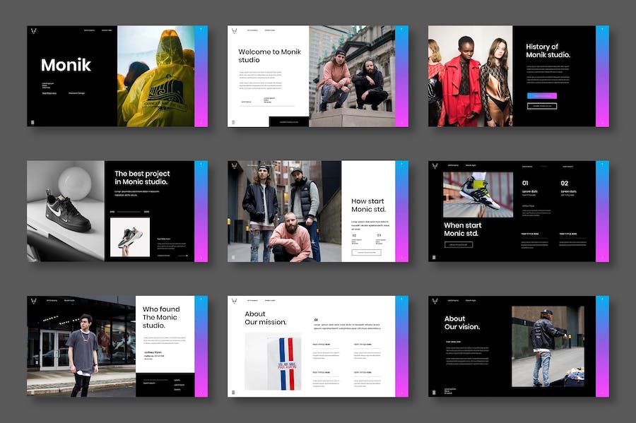商务项目展示工作汇报Keynote模板 - PPT派
