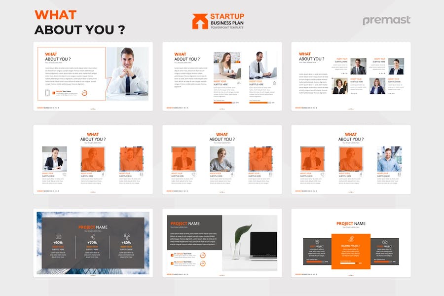 创业领域商业计划展示PPT模板 - PPT派