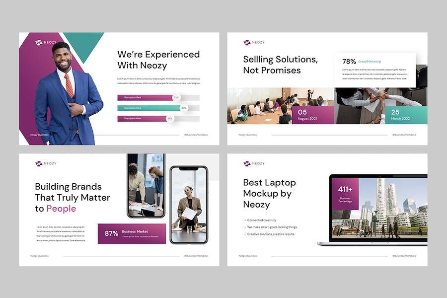 商业融资路演推介方案展示PPT模板 - PPT派