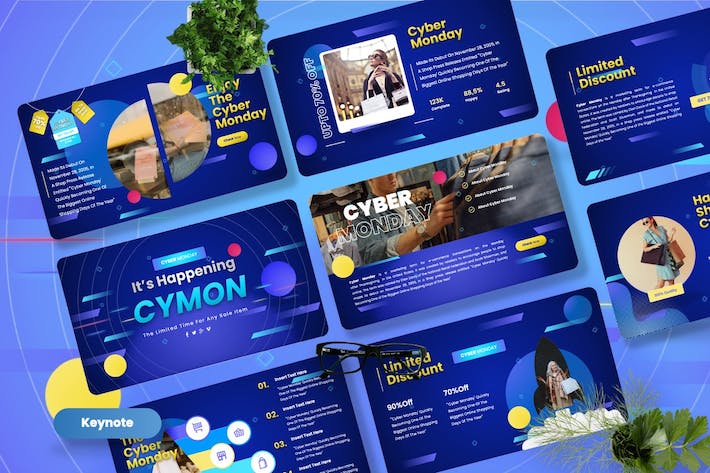 网络安全防护技术演讲Keynote模板 - PPT派