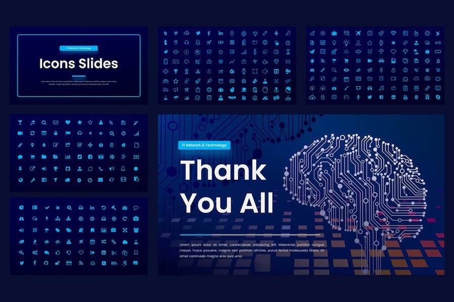网络技术信息化应用讲述Keynote模板 - PPT派