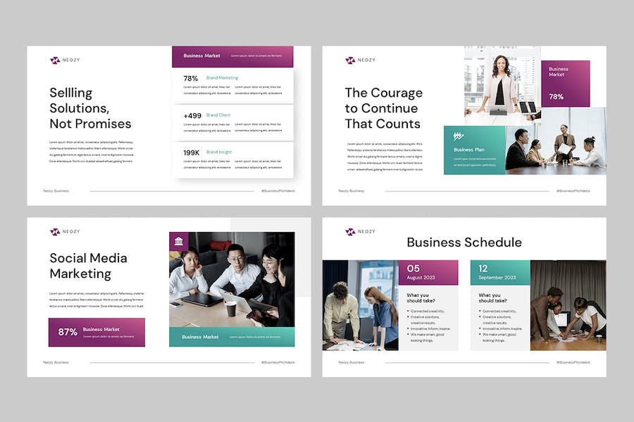 商业融资路演推介方案展示PPT模板 - PPT派