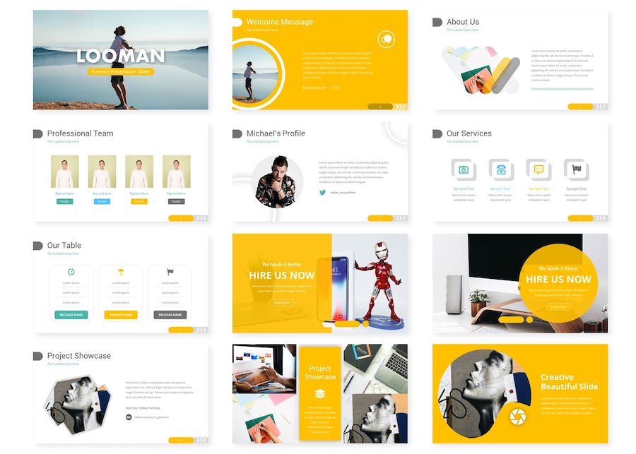 商务办公通用展示PPT模板 - PPT派