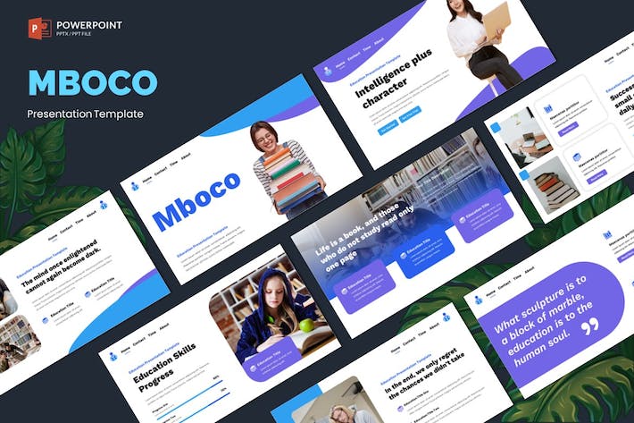 教育学习课程设计展示讲述教学方案PPT模板 - PPT派