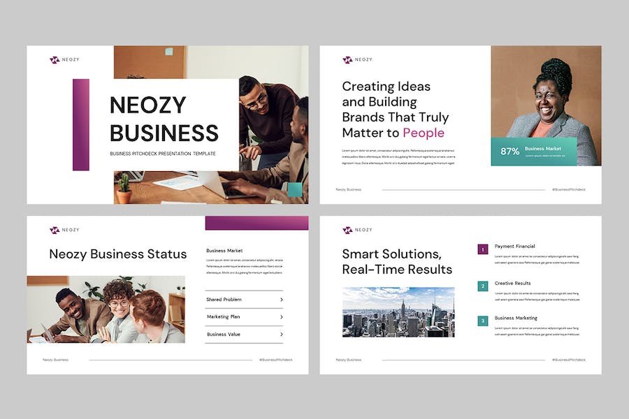 商业融资路演推介方案展示PPT模板 - PPT派