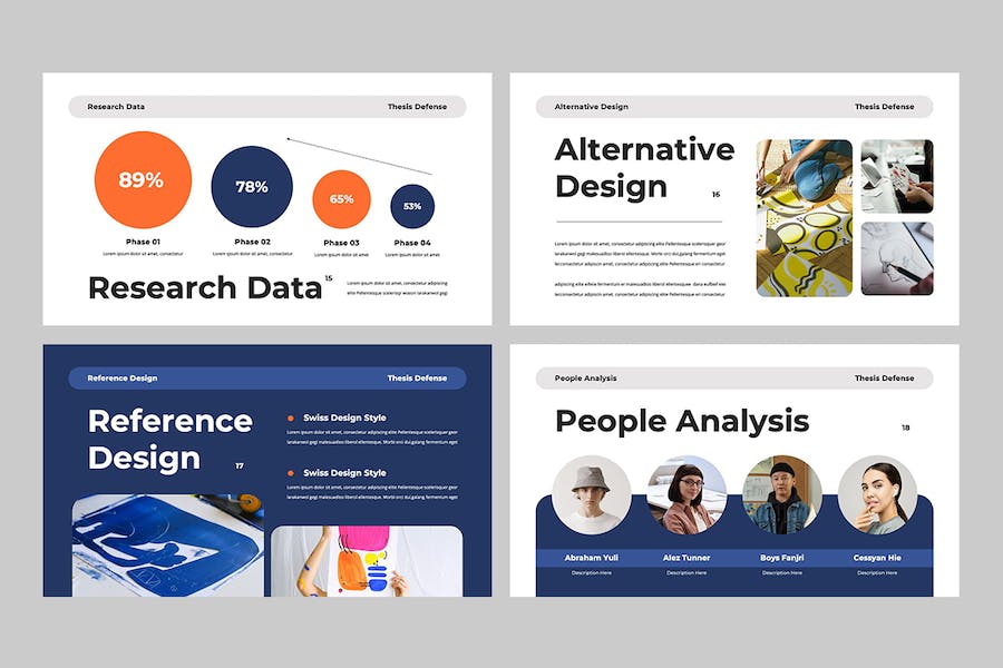 学位论文答辩学术汇报PPT模板 - PPT派