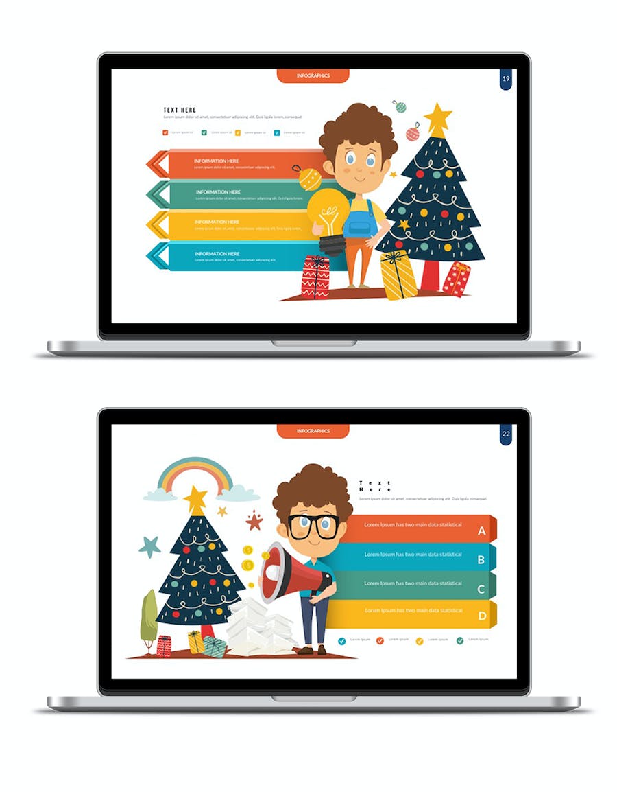 圣诞节快乐主题演讲策划Keynote模板 - PPT派