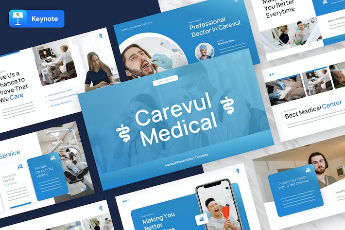 医疗诊疗专业服务介绍展示Keynote模板 - PPT派