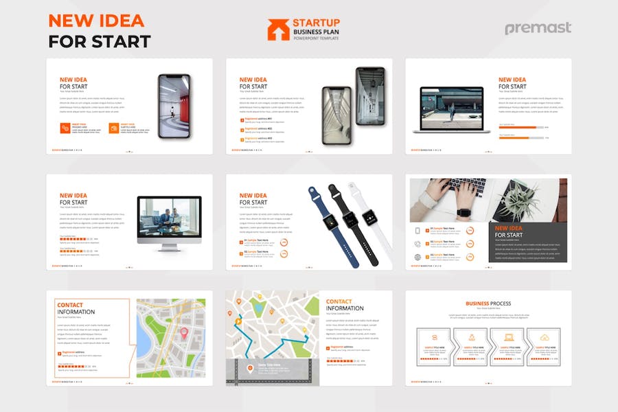 创业领域商业计划展示PPT模板 - PPT派