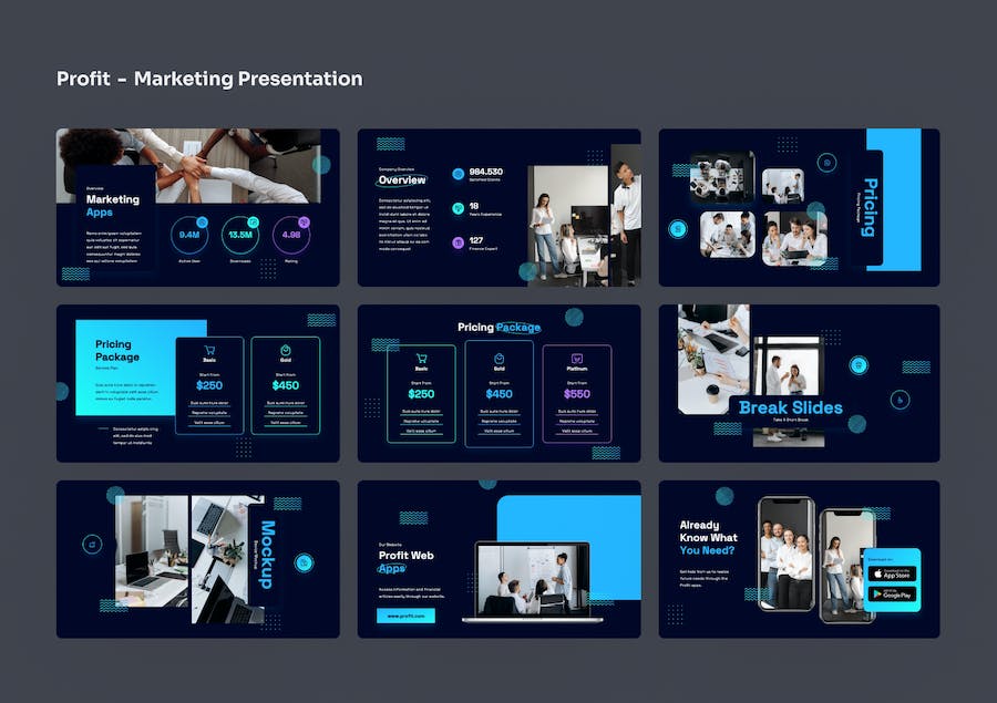 营销计划推广策略PPT模板 - PPT派