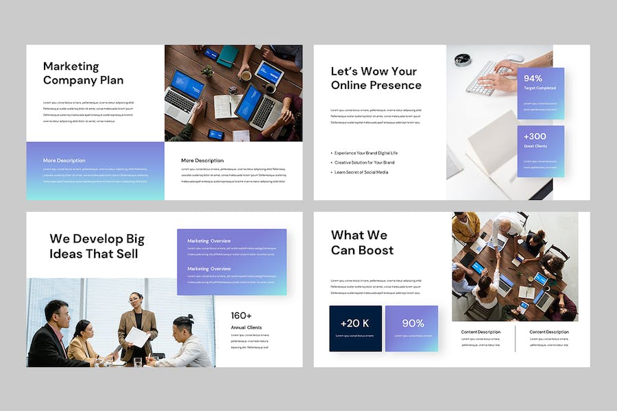 全球商务市场营销推广Keynote模板 - PPT派