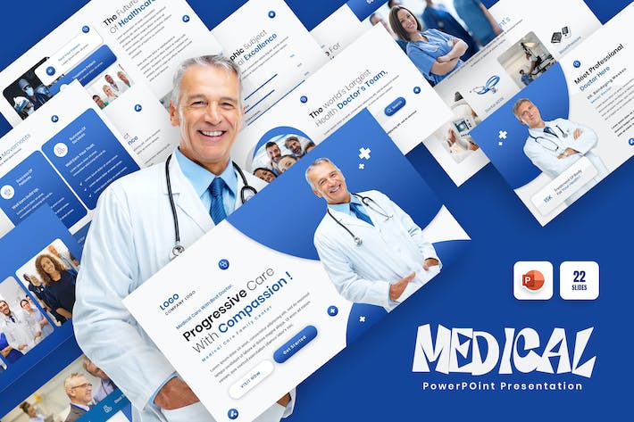 医疗健康信息化管理PPT模板 - PPT派