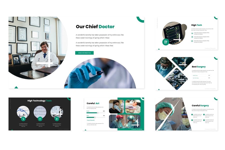 医学科研学术论文展示PPT模板 - PPT派