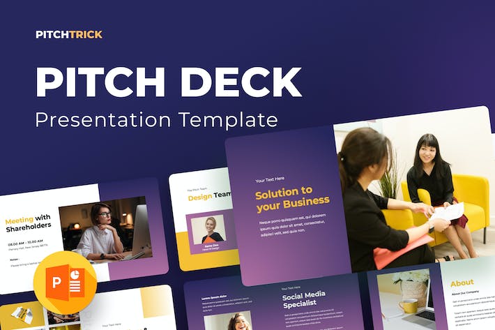 国外创投公司融资路演PPT模板 - PPT派