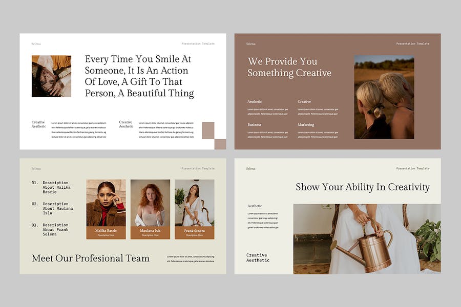 美学创意设计讲述展示Keynote模板 - PPT派