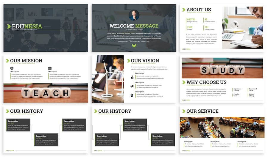 教育知识讲述展示课程教学传播Keynote模板 - PPT派