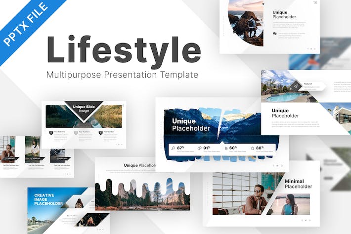 Lifestyle-多功能-PowerPoint-模板- PPT派