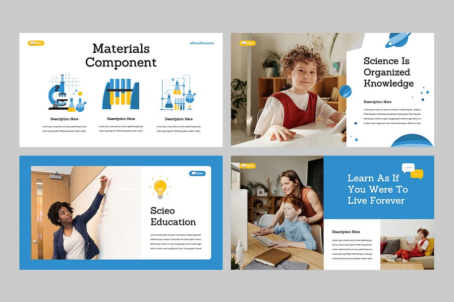 科学教育知识讲述展示课程设计方案Keynote模板 - PPT派