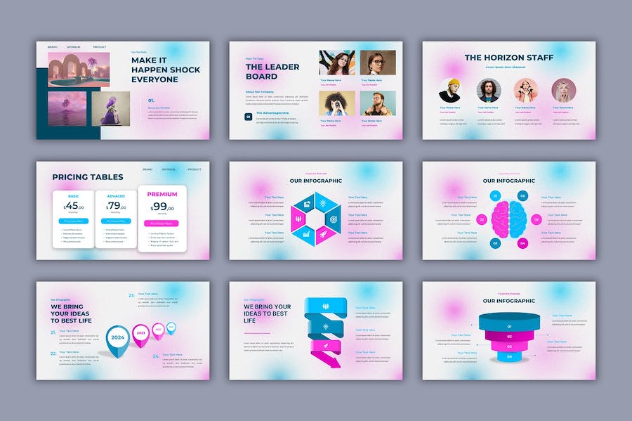 数字商业讲述展示技术应用推广PPT模板 - PPT派