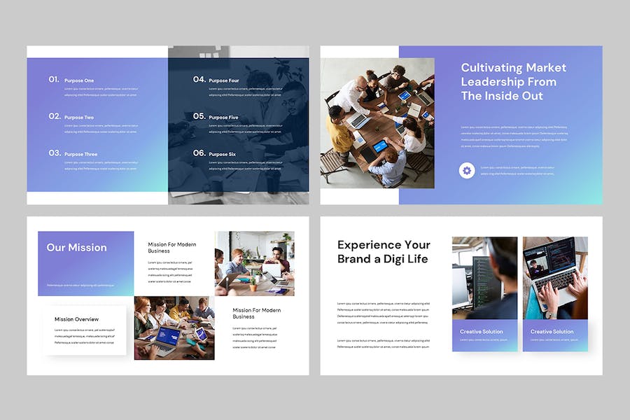 全球商务市场营销推广Keynote模板 - PPT派